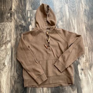 J.crew quarter button hoodie